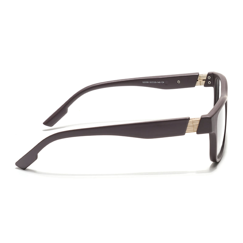 Voyage Brown Wayfarer Eyeglasses for Men & Women (52209FMG7735)