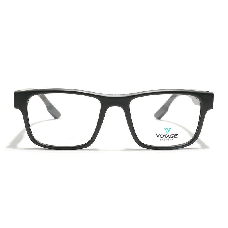 Voyage Green Wayfarer Eyeglasses for Men & Women (52209FMG7736)