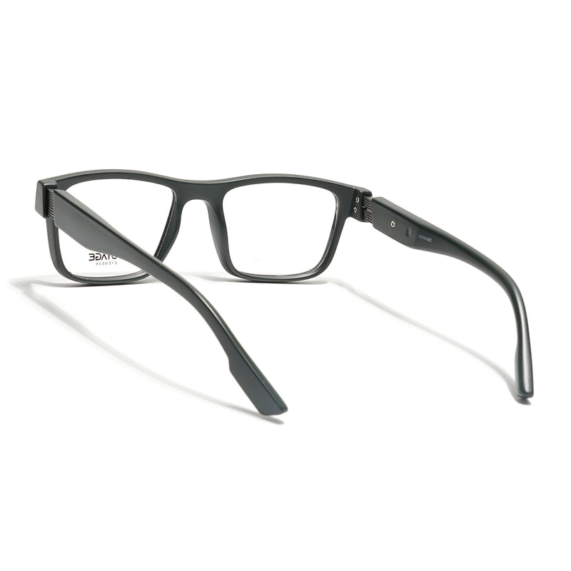 Voyage Green Wayfarer Eyeglasses for Men & Women (52209FMG7736)