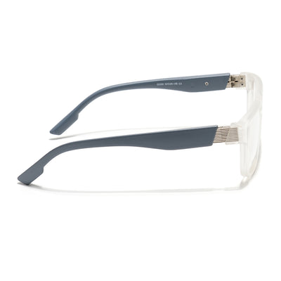 Voyage Matt Transparent Wayfarer Eyeglasses for Men & Women (52209FMG7737)
