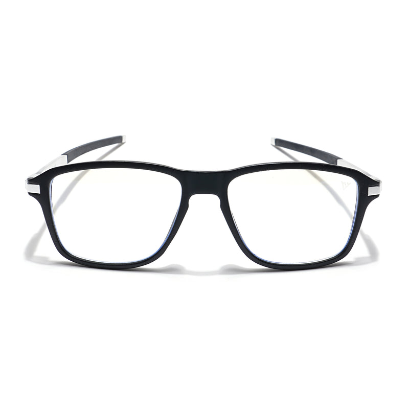 Voyage Black Square Eyeglasses for Men & Women (52501MG6127-C1)