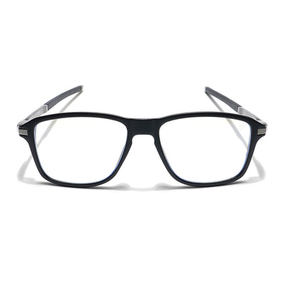 Voyage Black Square Eyeglasses for Men & Women (52501MG6128-C2)