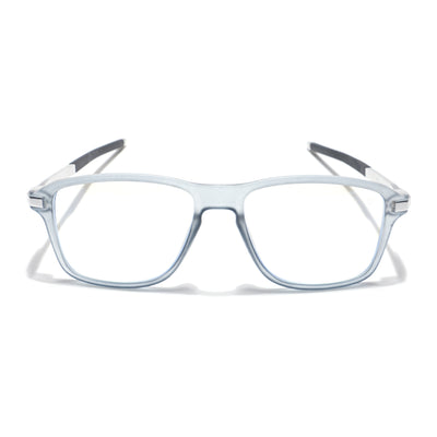 Voyage Striker Light Grey Square Eyeglasses for Men & Women (52501MG6129-C3)