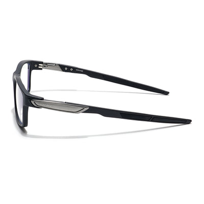 Voyage Striker Grey & Black Rectangle Eyeglasses for Men & Women (52503MG6140-C2)