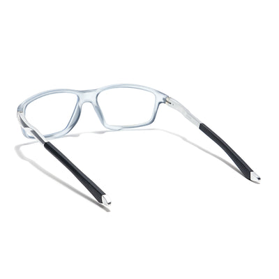 Voyage Light Grey Rectangle Eyeglasses for Men & Women (52504MG6147-C3)