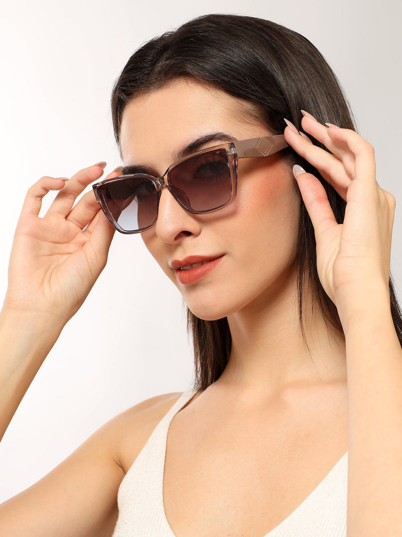 Eyejack Grey Cateye Sunglasses for Women (5447CL1197)