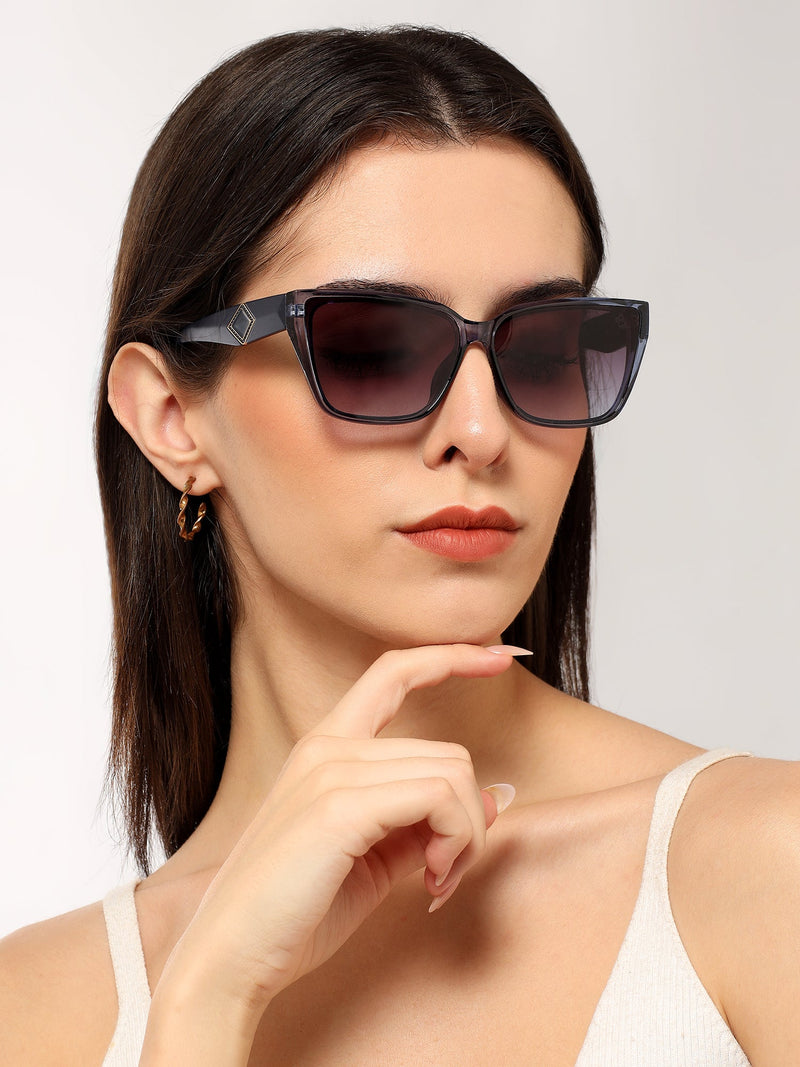 Eyejack Blue Cateye Sunglasses for Women (5447CL1198)