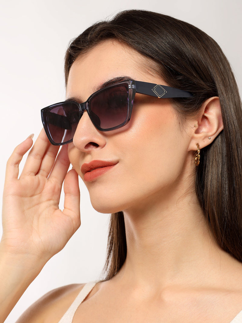 Eyejack Blue Cateye Sunglasses for Women (5447CL1198)