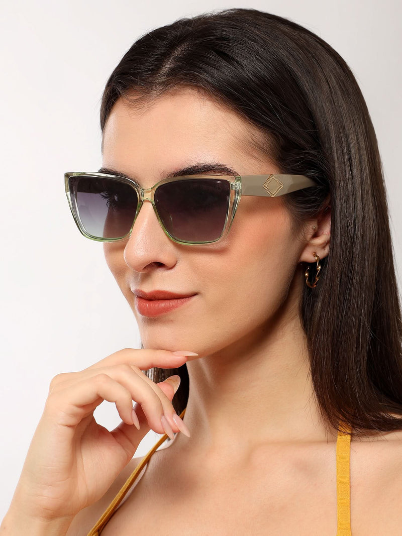 Eyejack Green Cateye Sunglasses for Women (5447CL1199)