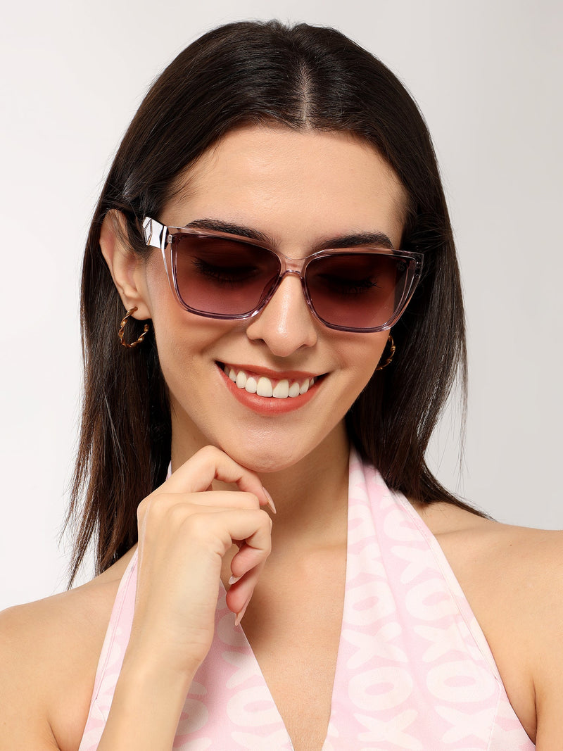Eyejack Purple Cateye Sunglasses for Women (5447CL1200)