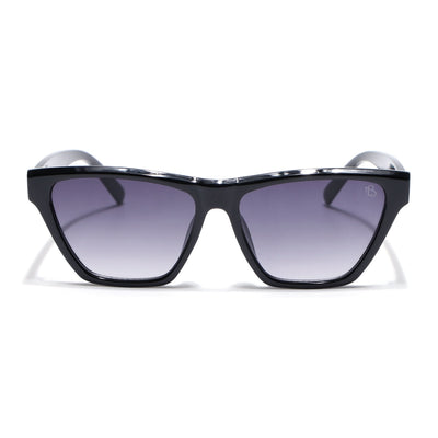 Eyejack Shine Black Cateye Sunglasses for Women (5501CL1286)