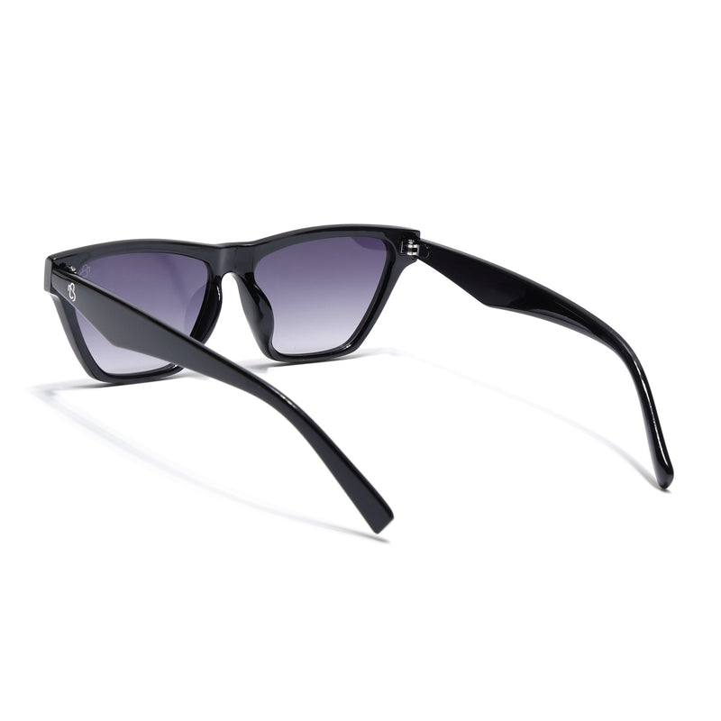 Eyejack Shine Black Cateye Sunglasses for Women (5501CL1286)