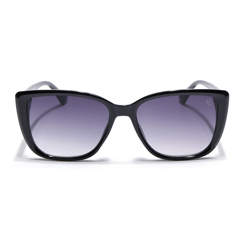 Eyejack Shine Black Cateye Sunglasses for Women (5661CL1261)