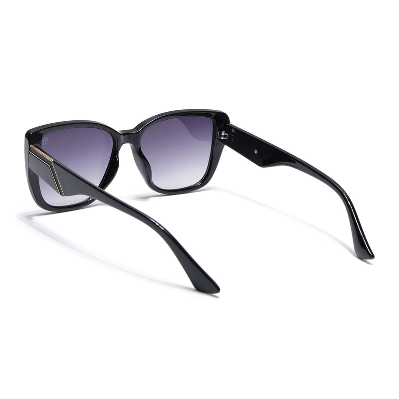 Eyejack Shine Black Cateye Sunglasses for Women (5661CL1261)