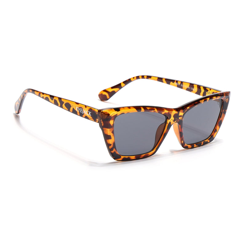 Eyejack Demi Brown Cateye Sunglasses for Women (58017CL1109-C8)