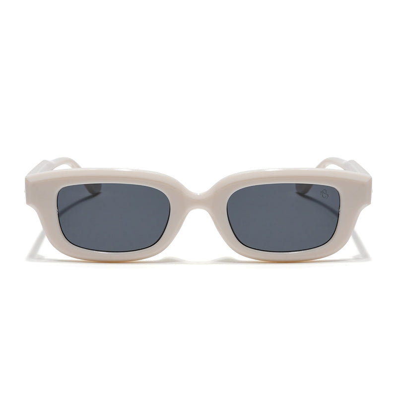 Eyejack White wayfarer Sunglasses for Men & Women (58027CL896)