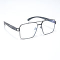 Voyage Black Wayfarer Eyeglasses for Men & Women (58240MG5230-C3)