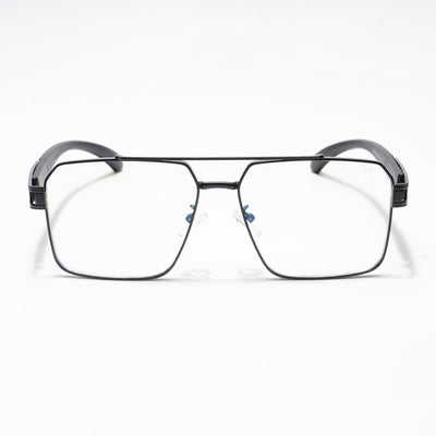 Voyage Black Wayfarer Eyeglasses for Men & Women (58240MG5230-C3)