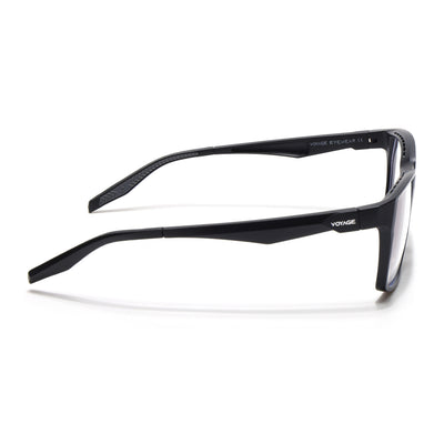 Voyage Techtonic Matt Black Wayfarer Eyeglasses for Men & Women (58694MG5290-C1)