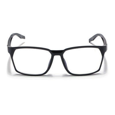 Voyage Techtonic Matt Black & Grey Wayfarer Eyeglasses for Men & Women (58694MG5292-C3)
