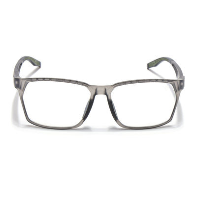 Voyage Techtonic Grey & Green Wayfarer Eyeglasses for Men & Women (58694MG5295-C6)