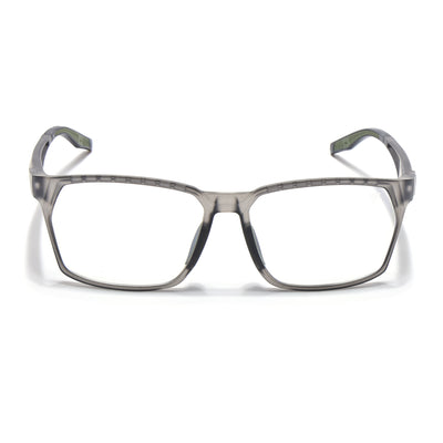 Voyage Techtonic Grey & Green Wayfarer Eyeglasses for Men & Women (58694MG5295-C6)