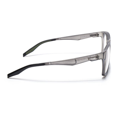 Voyage Techtonic Grey & Green Wayfarer Eyeglasses for Men & Women (58694MG5295-C6)