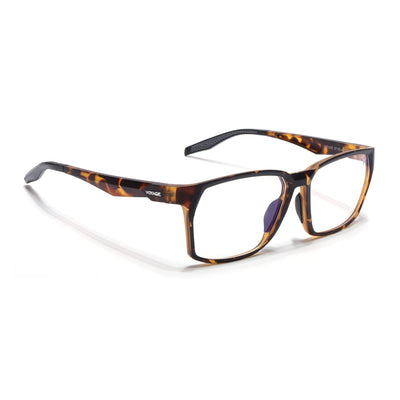 Voyage Techtonic Demi Brown & Black Wayfarer Eyeglasses for Men & Women (58694MG5297-C8)