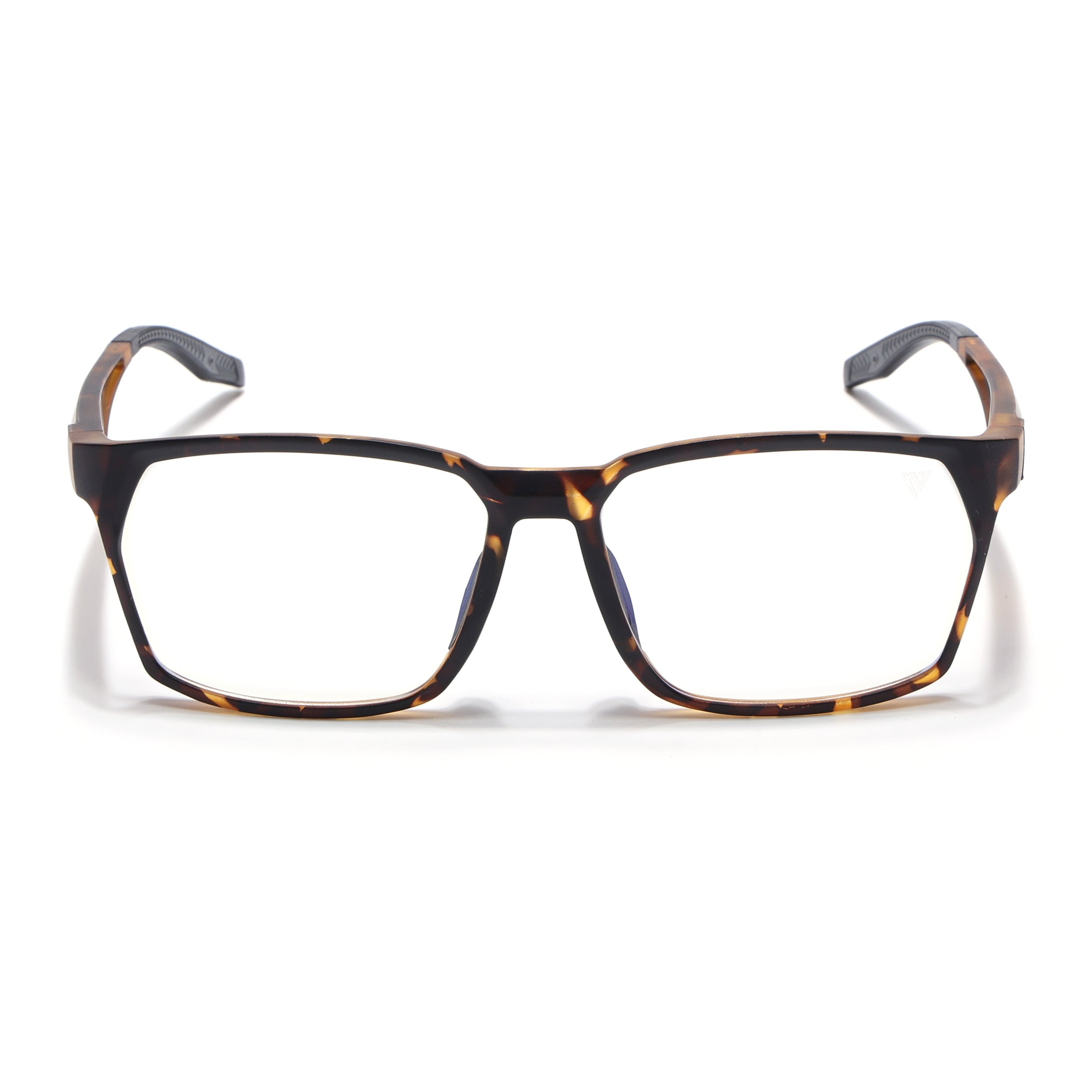 Voyage Techtonic Demi Brown & Black Wayfarer Eyeglasses for Men & Women (58694MG5297-C8)