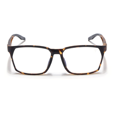 Voyage Techtonic Demi Brown & Black Wayfarer Eyeglasses for Men & Women (58694MG5297-C8)