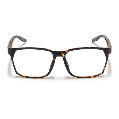 Voyage Techtonic Demi Brown & Black Wayfarer Eyeglasses for Men & Women (58694MG5297-C8)
