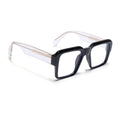 Voyage Goat Shine Black Wayfarer Eyeglasses for Men & Women (58972MG4756-C1)