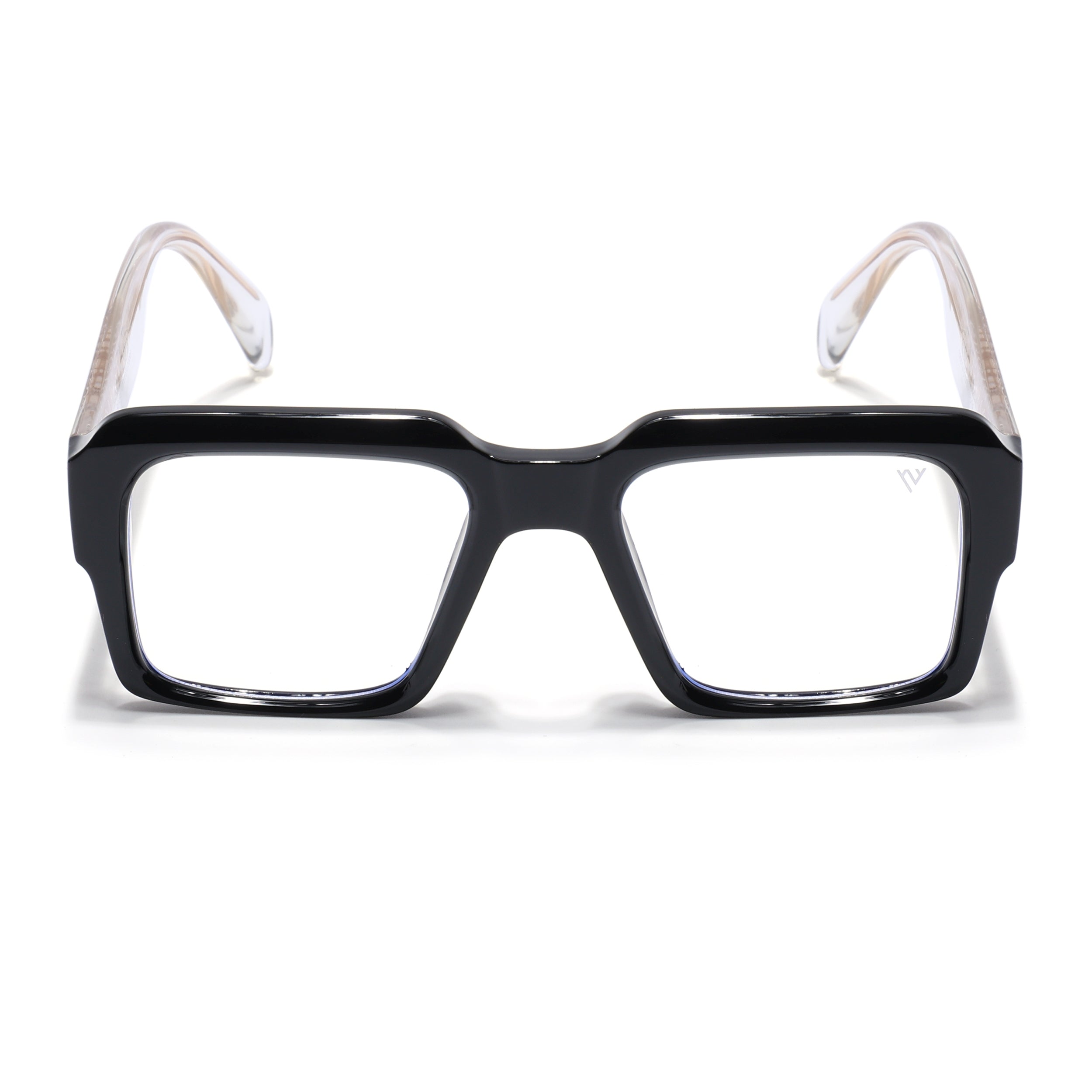 Voyage Goat Shine Black Wayfarer Eyeglasses for Men & Women (58972MG4756-C1)