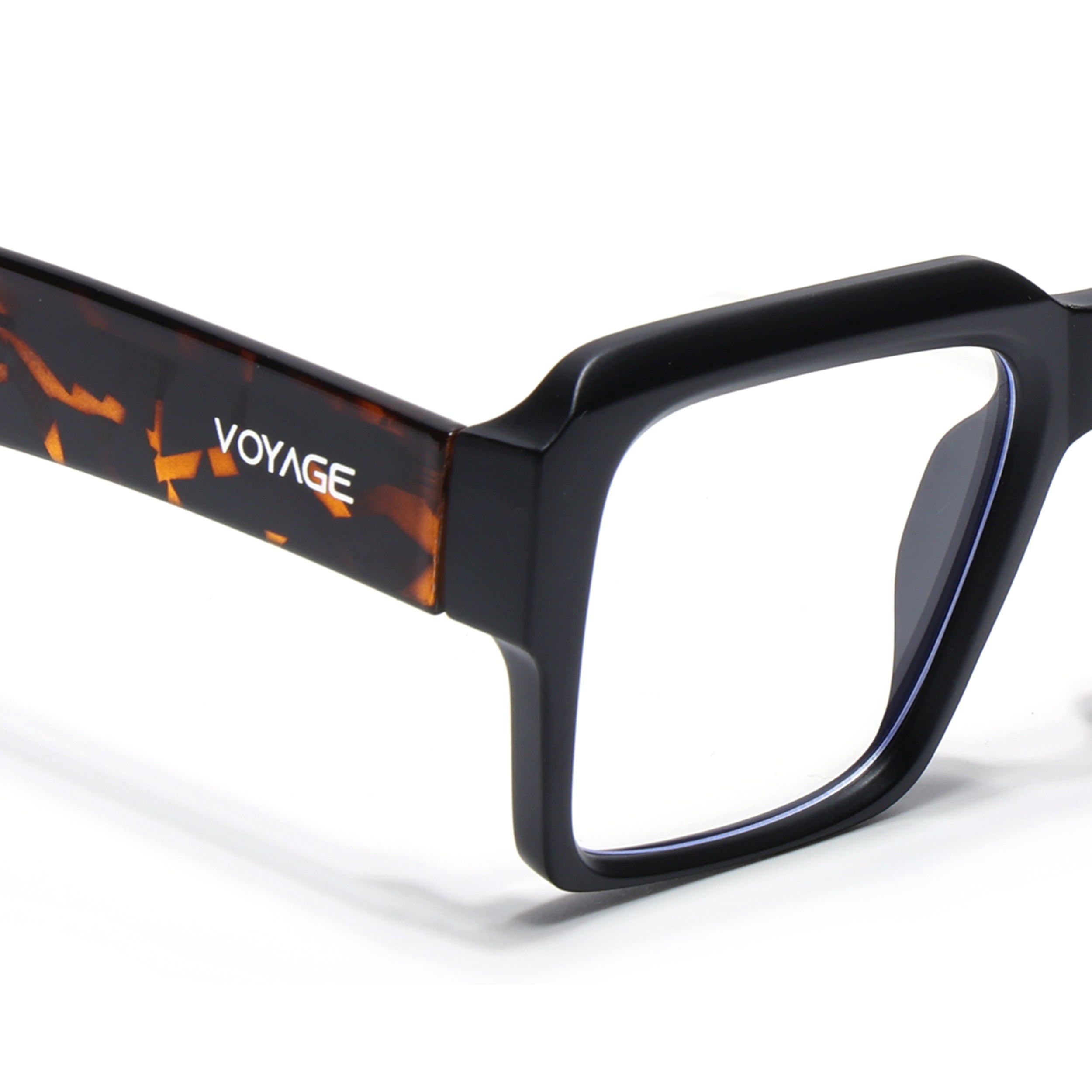 Voyage Goat Matt Black Wayfarer Eyeglasses for Men & Women (58972MG4757-C2)