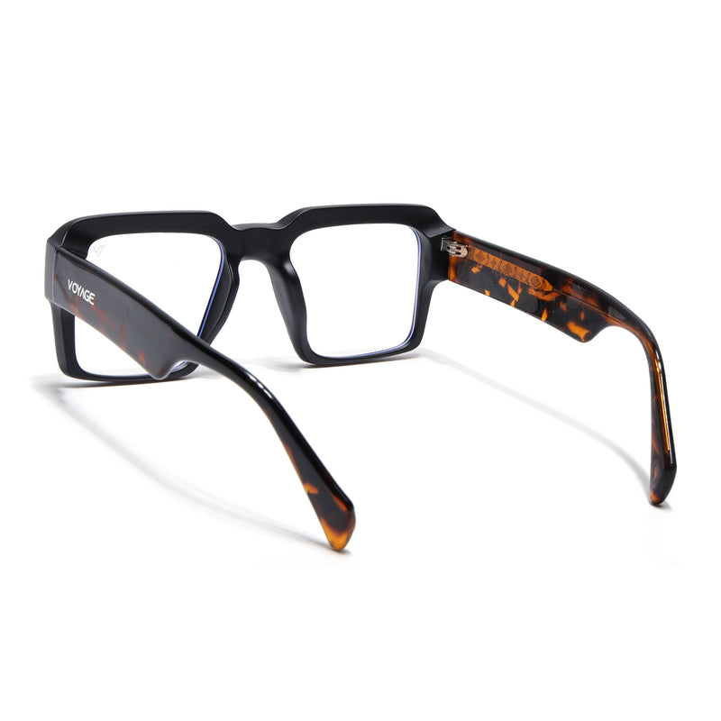 Voyage Goat Matt Black Wayfarer Eyeglasses for Men & Women (58972MG4757-C2)