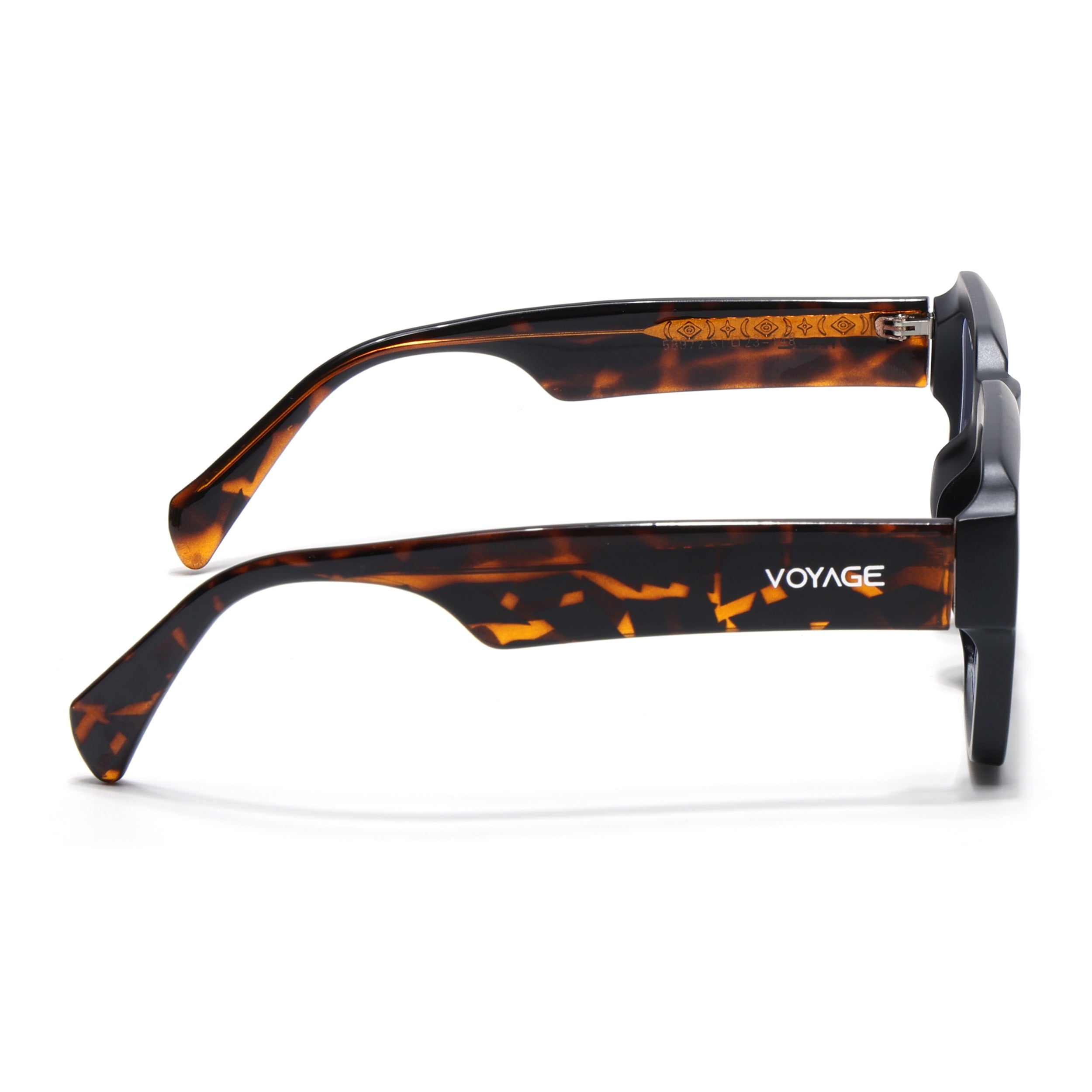 Voyage Goat Matt Black Wayfarer Eyeglasses for Men & Women (58972MG4757-C2)