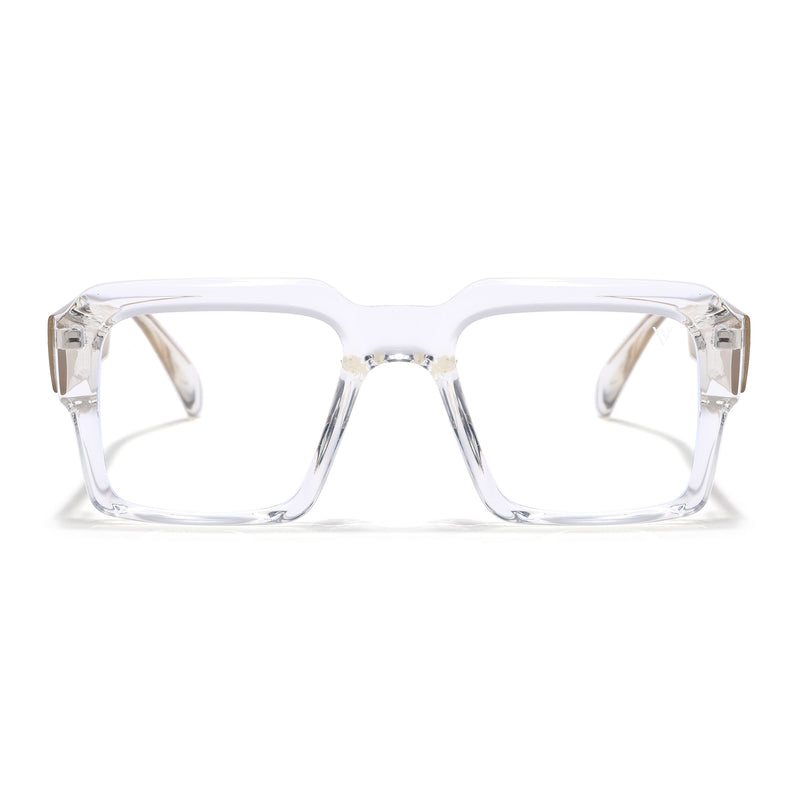 Voyage Goat Transparent Wayfarer Eyeglasses for Men & Women (58972MG4758-C3)