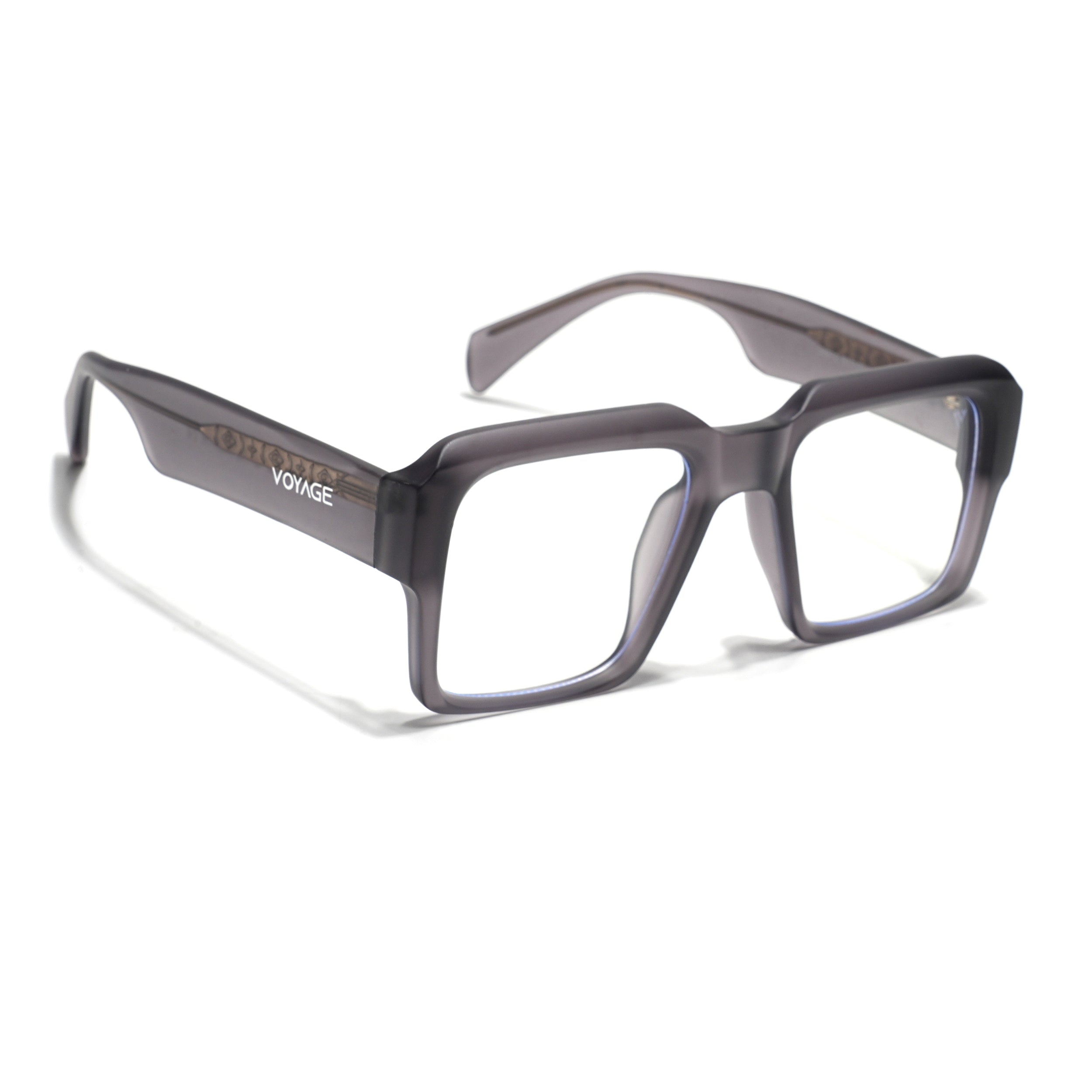 Voyage Goat Grey Wayfarer Eyeglasses for Men & Women (58972MG4759-C4)