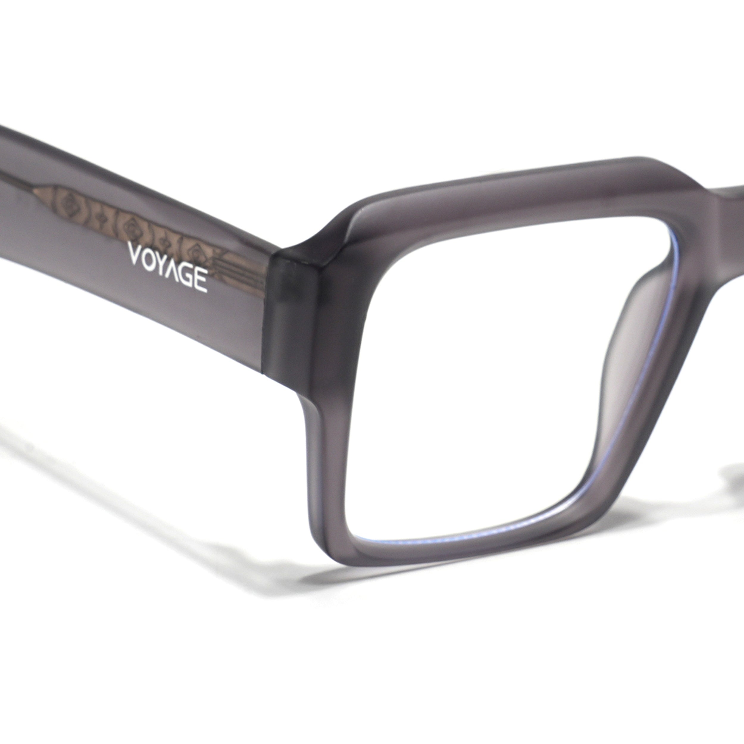 Voyage Goat Grey Wayfarer Eyeglasses for Men & Women (58972MG4759-C4)