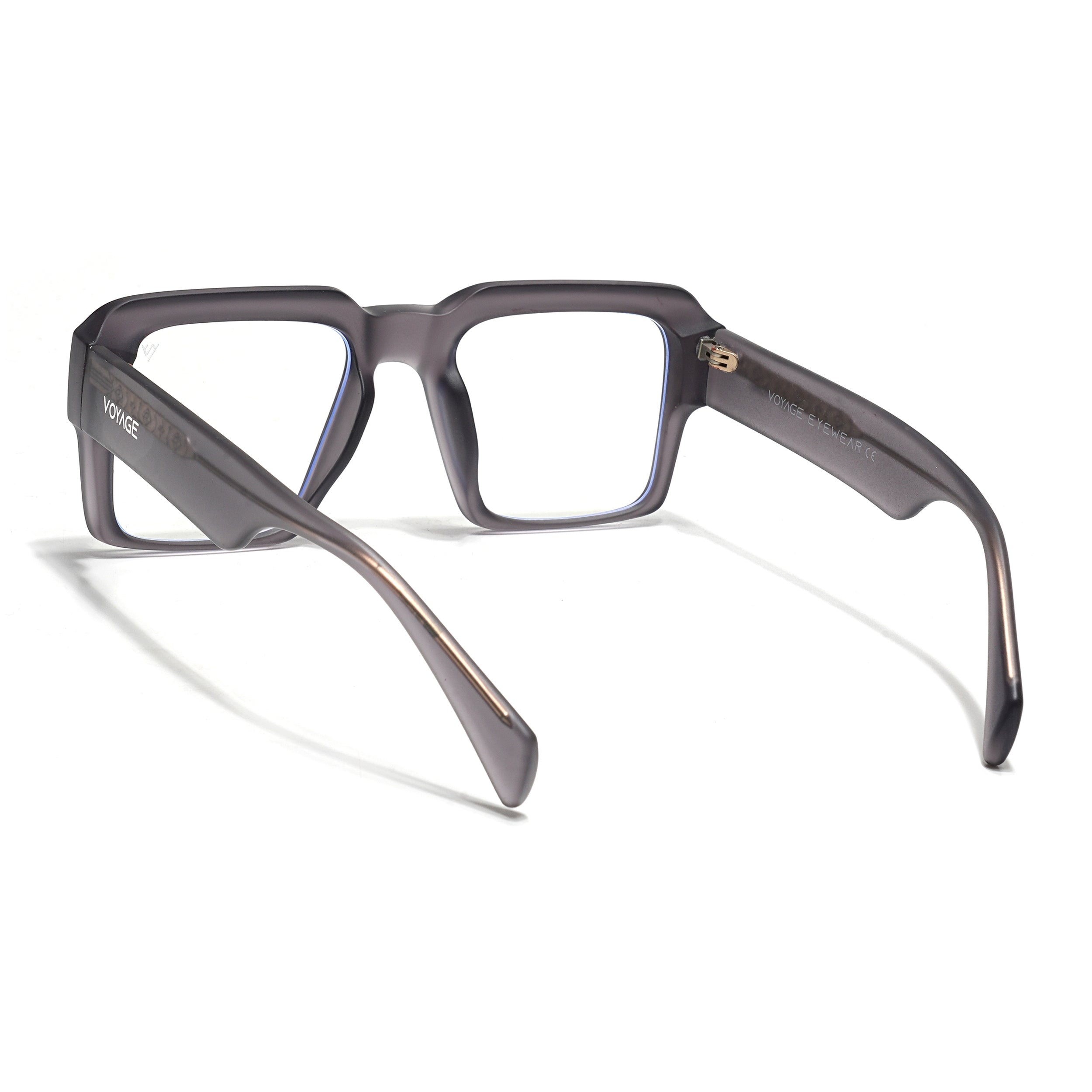 Voyage Goat Grey Wayfarer Eyeglasses for Men & Women (58972MG4759-C4)