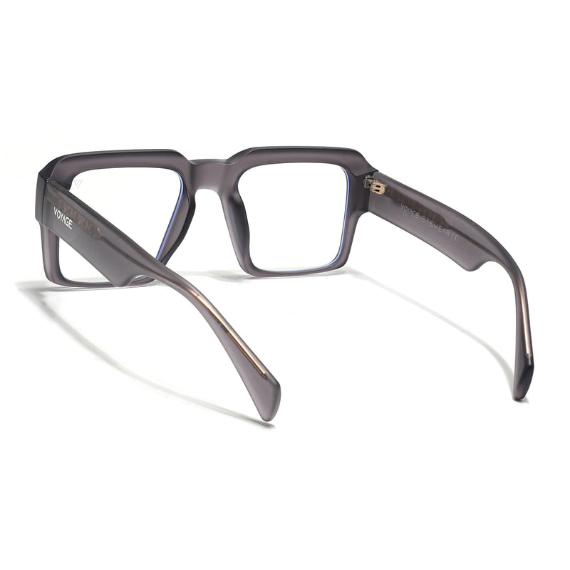 Voyage Goat Grey Wayfarer Eyeglasses for Men & Women (58972MG4759-C4)