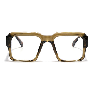 Voyage Goat Transparent Green Wayfarer Eyeglasses for Men & Women (58972MG4760-C5)