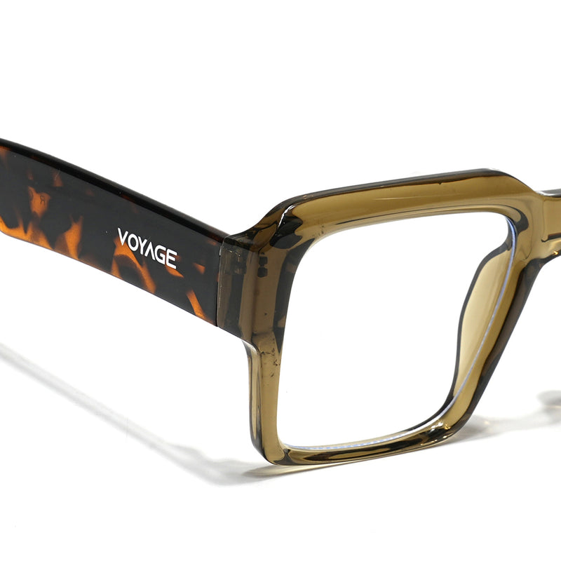 Voyage Goat Transparent Green Wayfarer Eyeglasses for Men & Women (58972MG4760-C5)