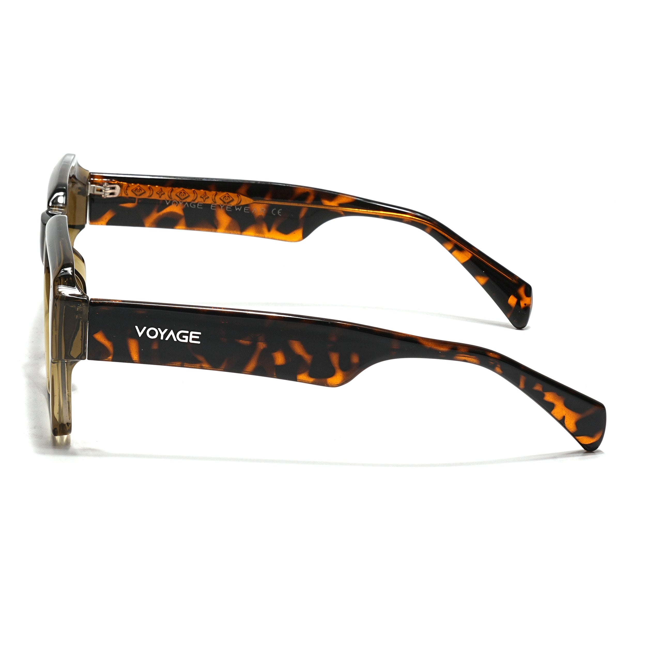 Voyage Goat Transparent Green Wayfarer Eyeglasses for Men & Women (58972MG4760-C5)