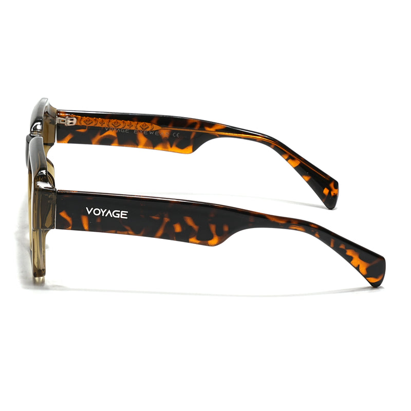 Voyage Goat Transparent Green Wayfarer Eyeglasses for Men & Women (58972MG4760-C5)