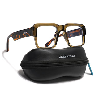 Voyage Goat Transparent Green Wayfarer Eyeglasses for Men & Women (58972MG4760-C5)