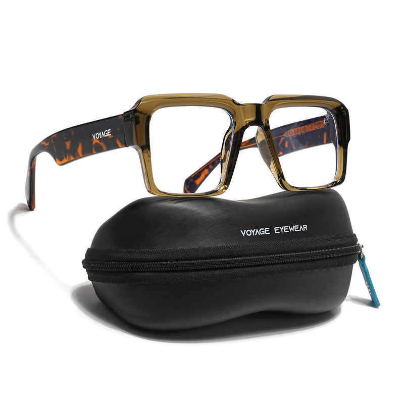 Voyage Goat Transparent Green Wayfarer Eyeglasses for Men & Women (58972MG4760-C5)