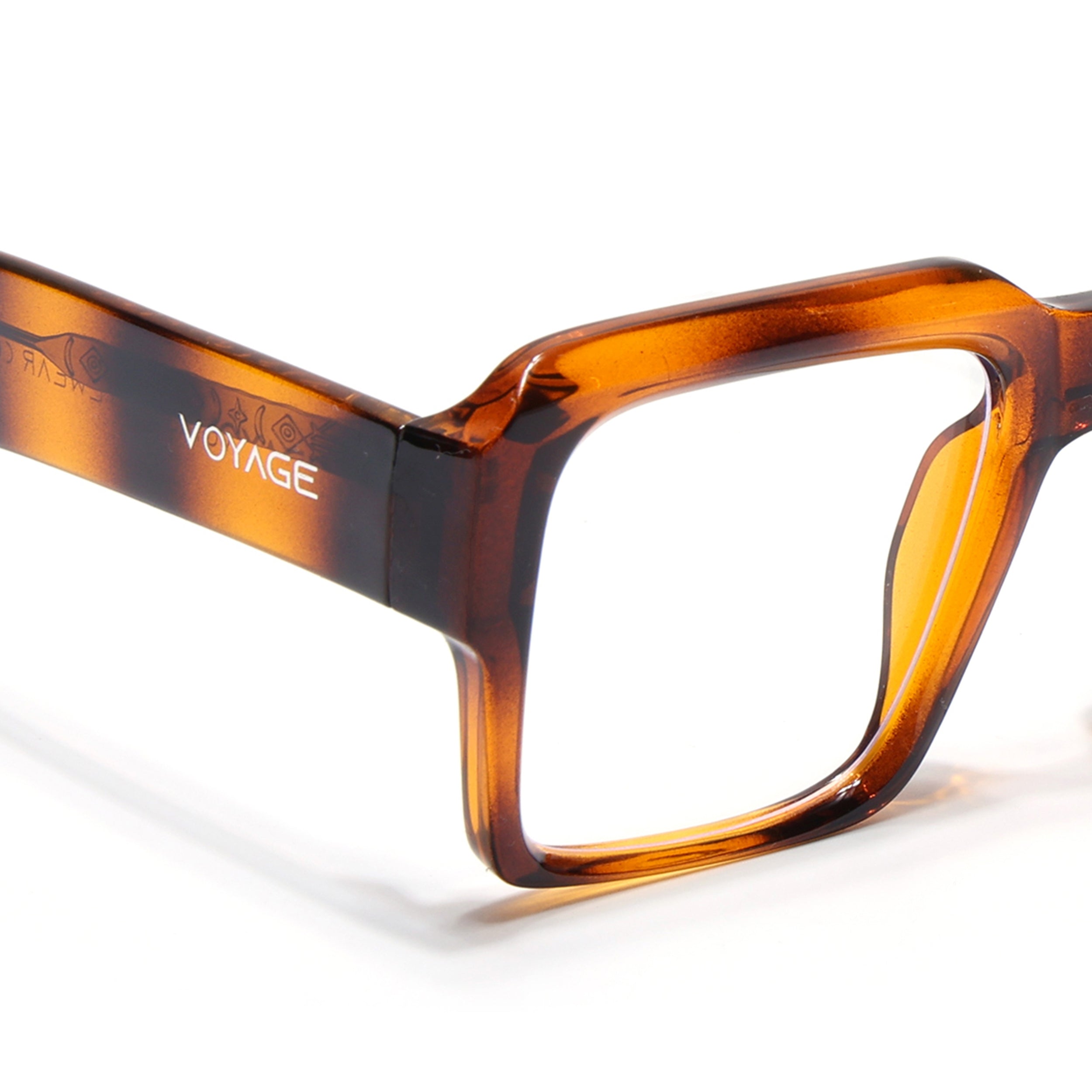 Voyage Goat Brown Wayfarer Eyeglasses for Men & Women (58972MG4761-C6)