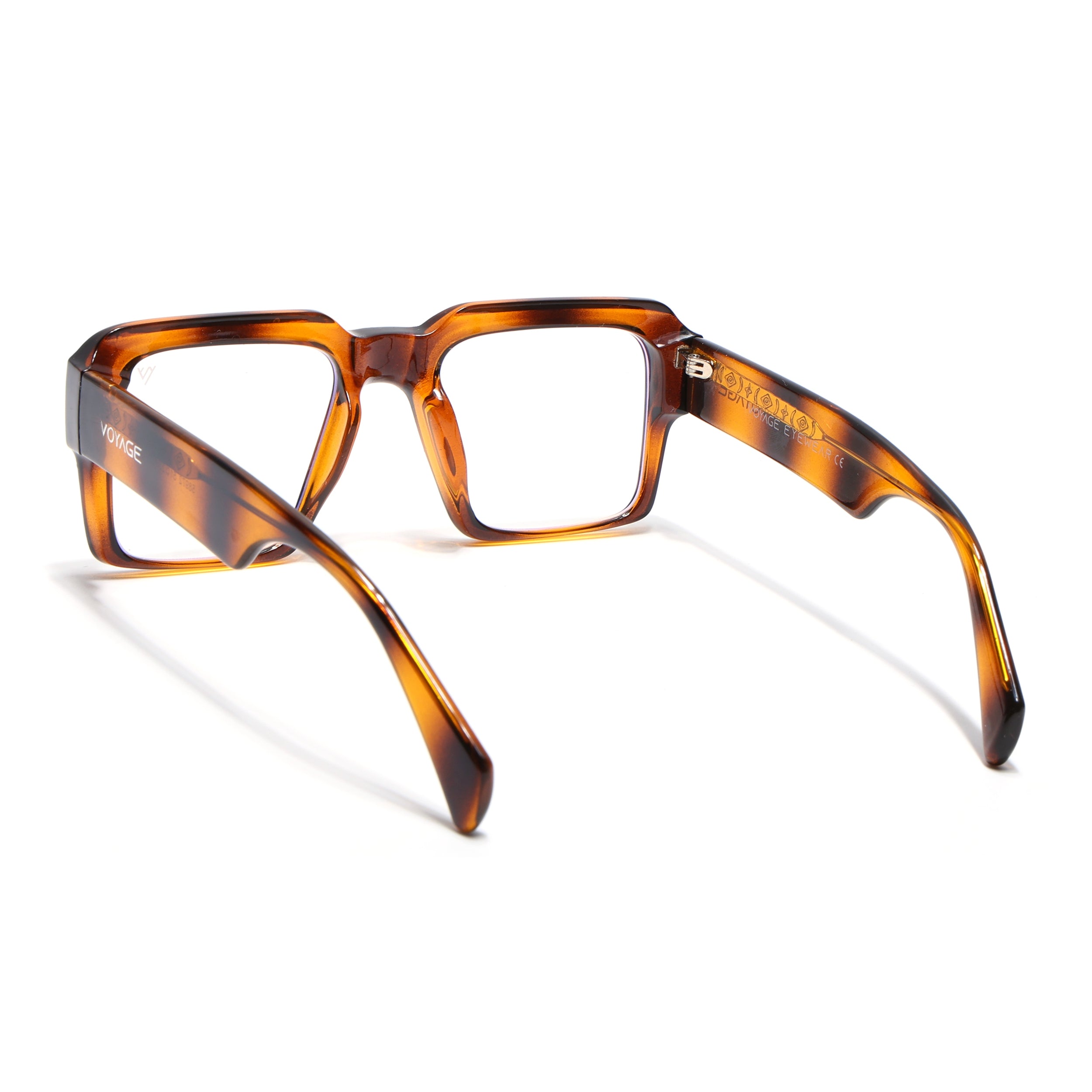 Voyage Goat Brown Wayfarer Eyeglasses for Men & Women (58972MG4761-C6)