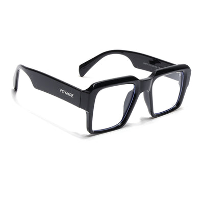 Voyage Exclusive Black Wayfarer Eyeglasses for Men & Women (58972MG5384-C1)